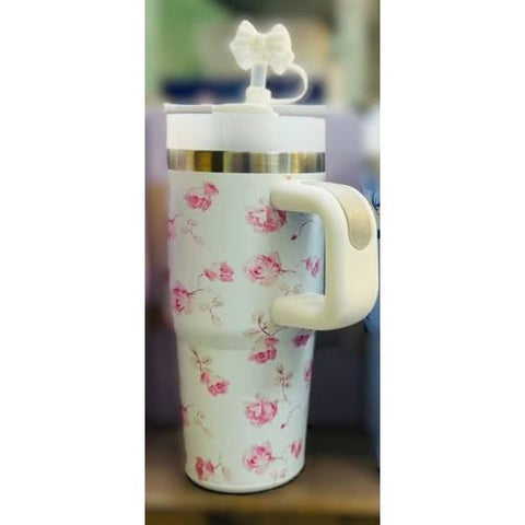 20 oz Small Floral Printed Tumbler