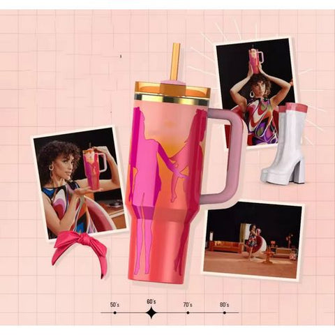 Stanley x Barbie Rockers Tumbler | Limited Edition 40oz Leakproof Travel Mug