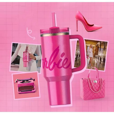 Stanley x Barbie Rockers Tumbler | Limited Edition 40oz Leakproof Travel Mug
