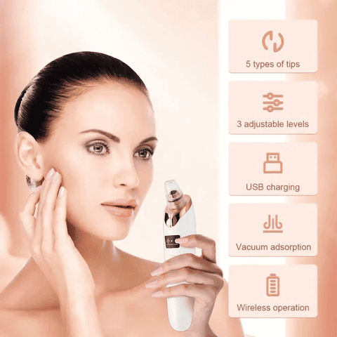 Rechargeable 5 in 1 Blackhead Remover Vacuum